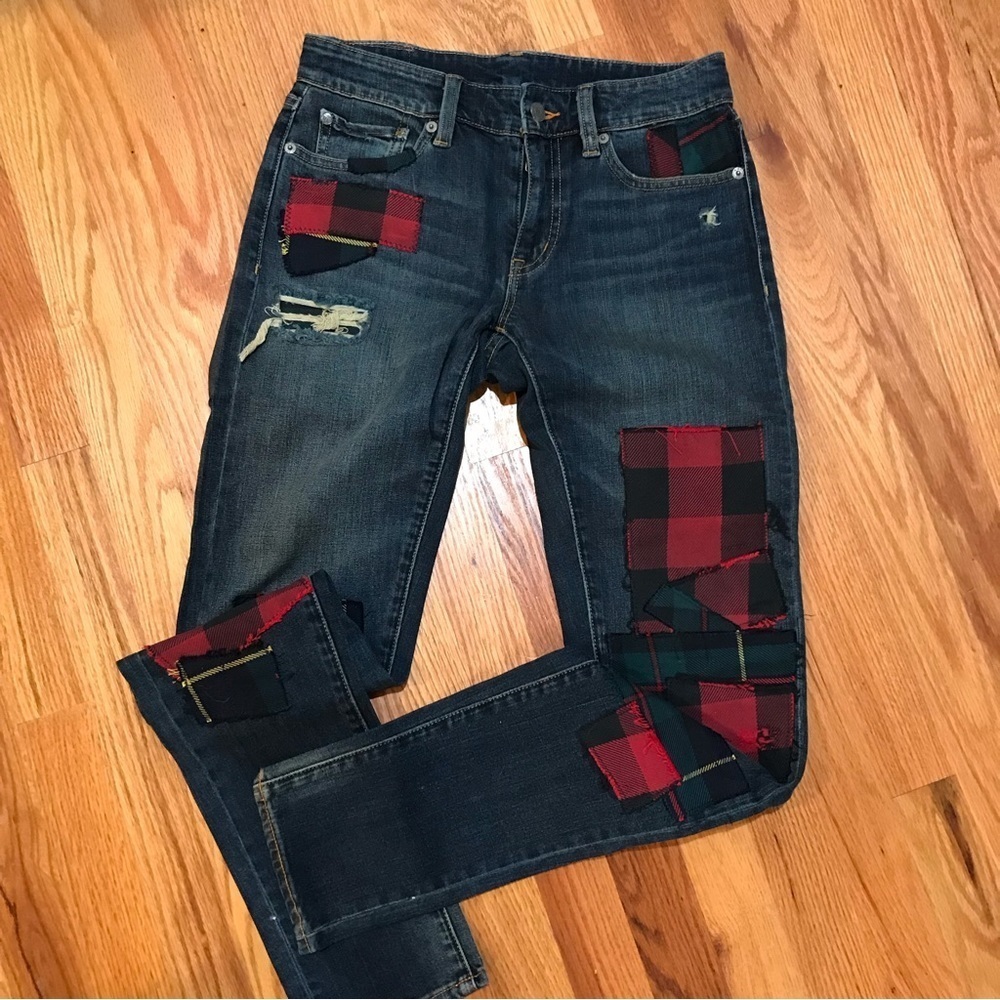 ▪️VINTAGE RARE Ralph Lauren DENIM & SUPPLY Plaid Jeans